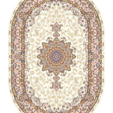 Монгольский ковер HUNNU (шерсть + вискоза) 6C1113 001 овальный