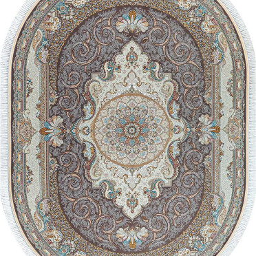 Ковер G144 OVAL MELANJ / P Mashad 1500