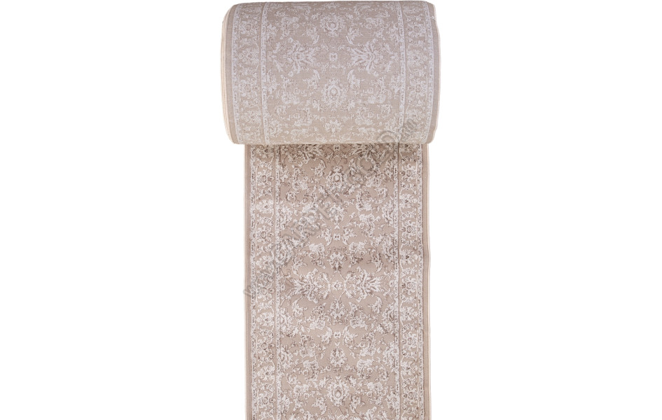Турецкая ковровая дорожка 17483A - D.BEIGE / L.BEIGE - коллекция TOKIO