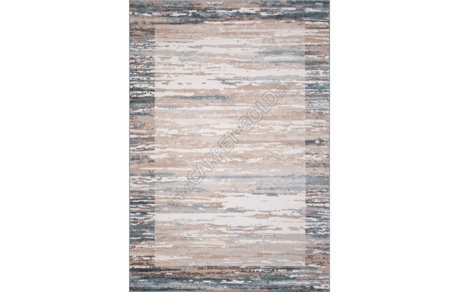 Российский ковер D983 - BEIGE-BLUE - Прямоугольник - коллекция NATUREL