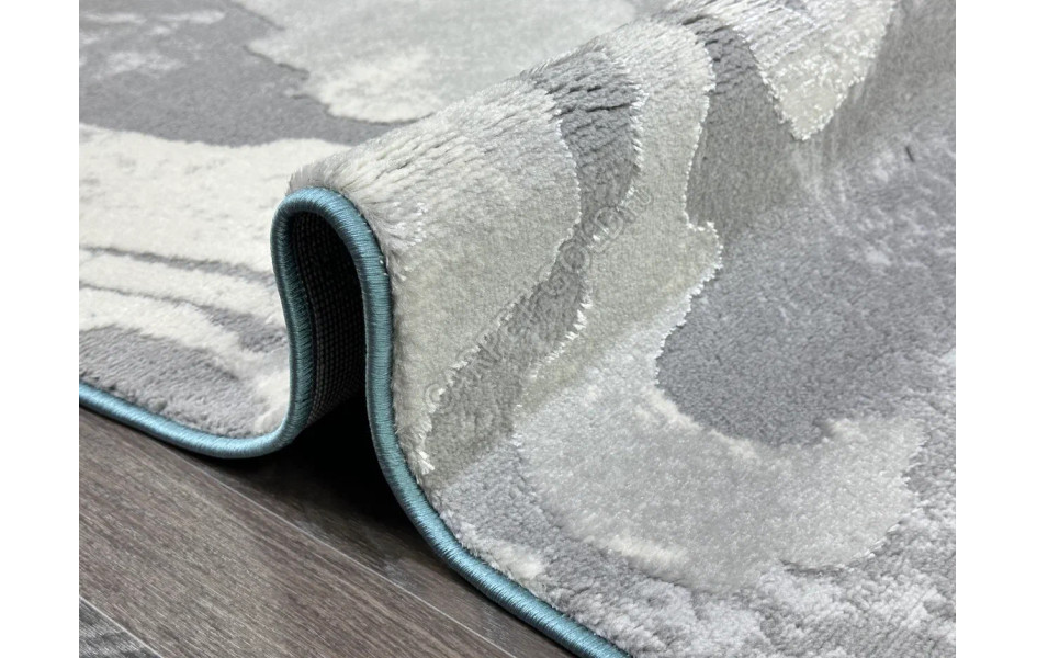 Ковер турецкий D070B_D.GREY коллекции Bojnord овальный