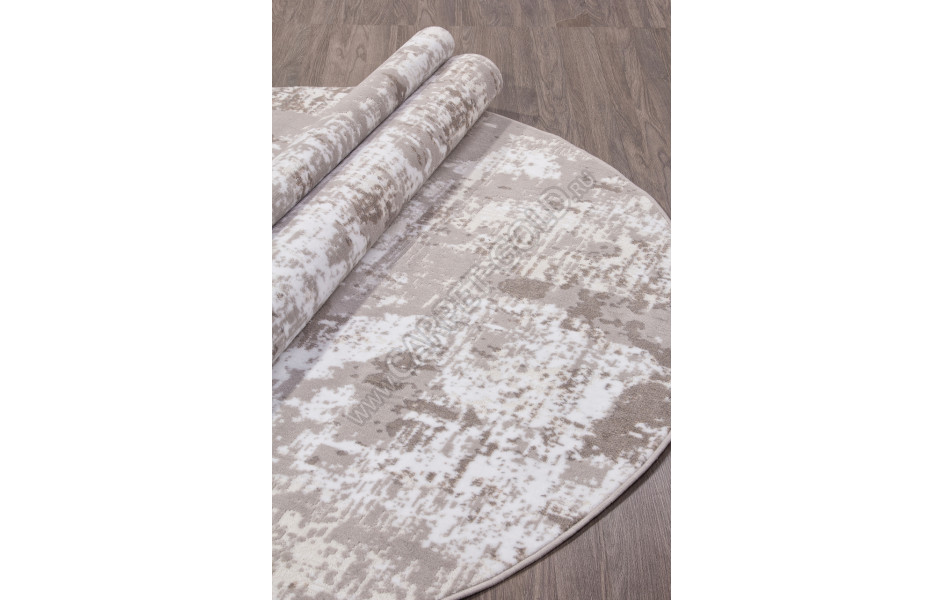 Ковер 8675 - GRAY - Овал - коллекция RICHI