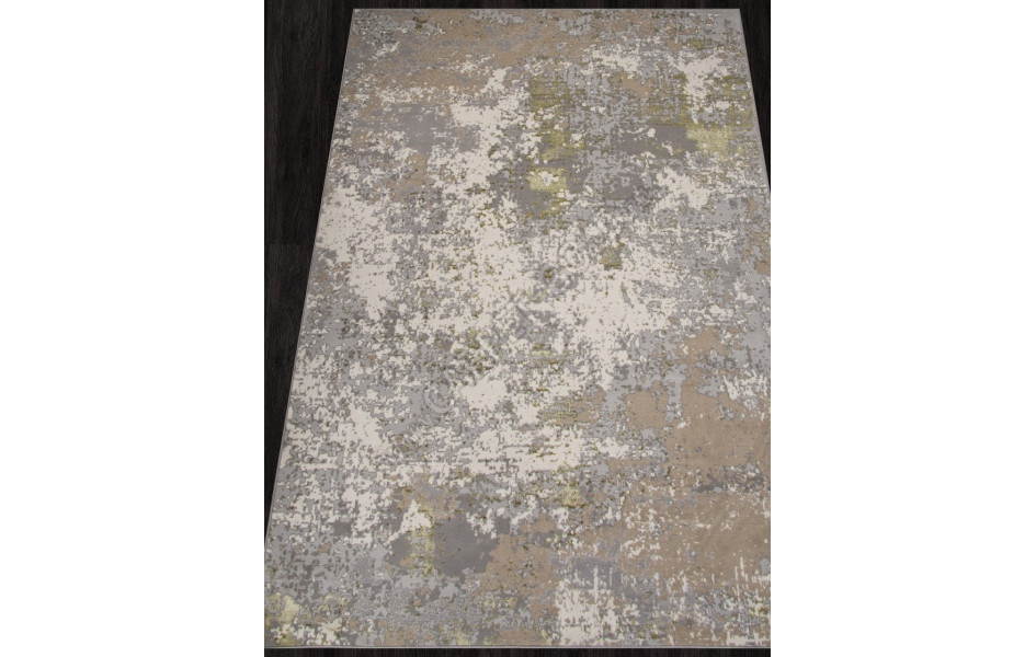 Ковер F163 - CREAM-GREEN - Прямоугольник - коллекция LIMAN