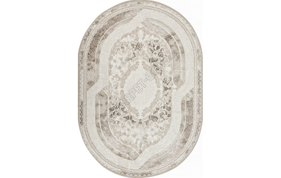 Ковер 04089A - BROWN / BROWN - Овал - коллекция ARMINA