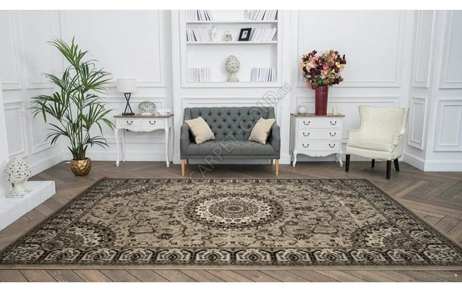 Ковер D409 - BEIGE - Прямоугольник - коллекция GAVANA