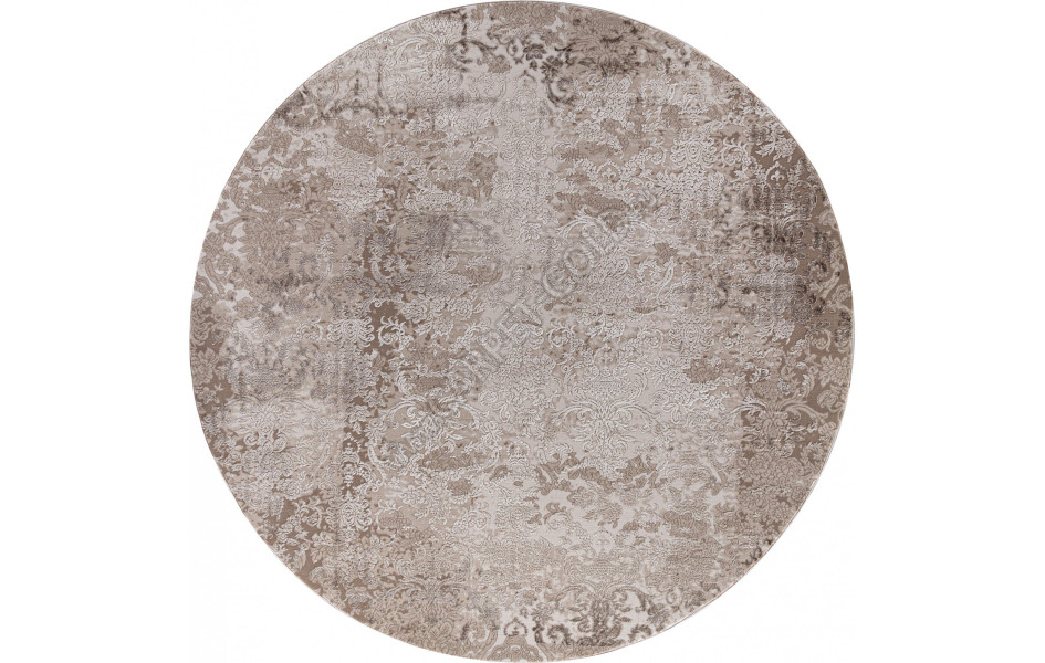 Ковер 03708A - BROWN / BROWN - Круг - коллекция ARMINA
