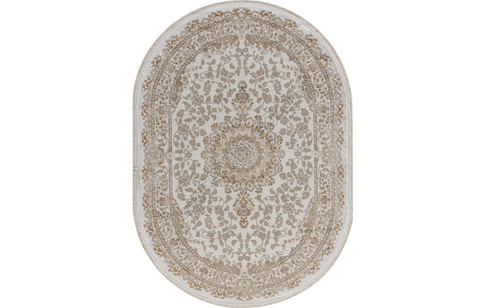 Ковер 27239A - CREAM / BEIGE - Овал - коллекция MOSSO